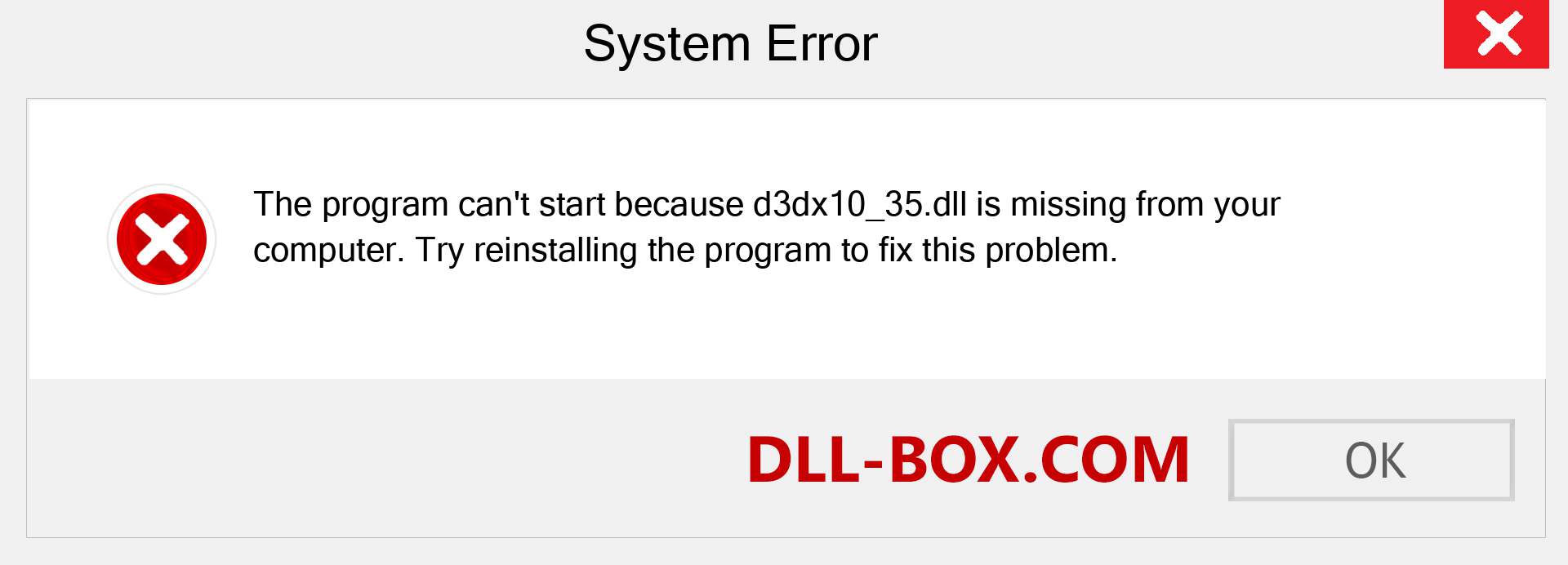  d3dx10_35.dll file is missing?. Download for Windows 7, 8, 10 - Fix  d3dx10_35 dll Missing Error on Windows, photos, images